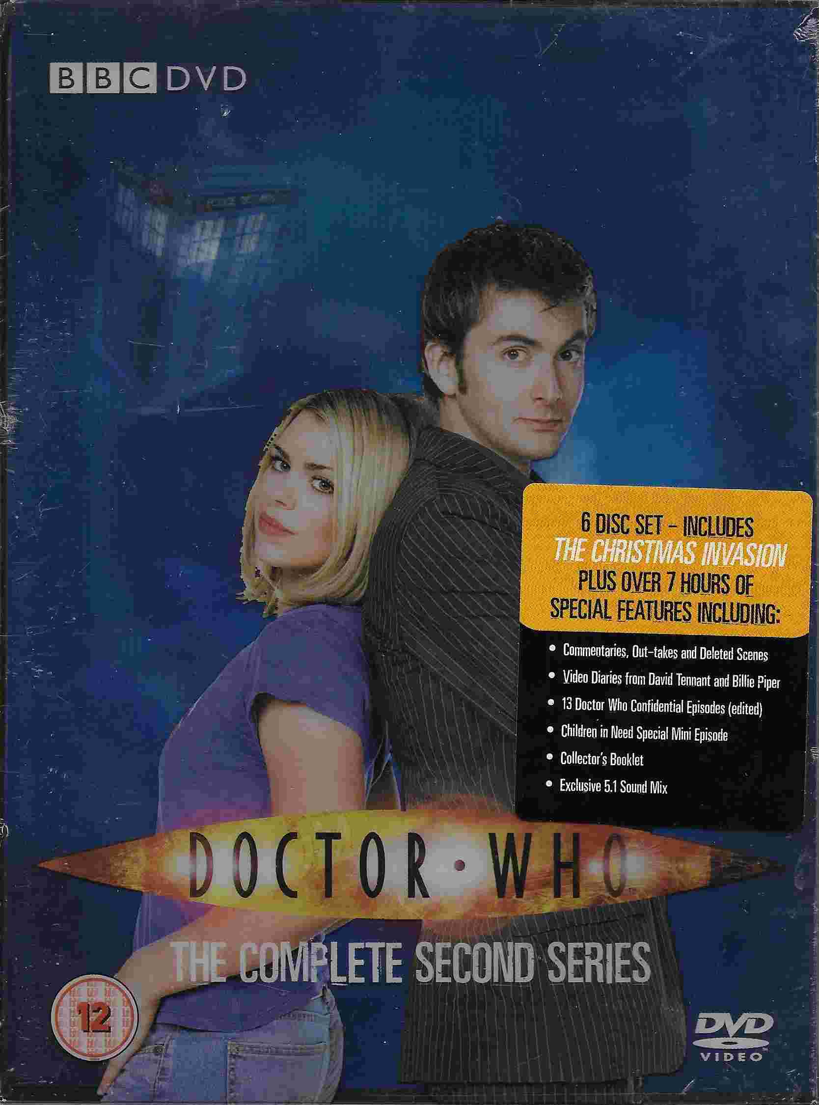 Picture of BBCDVD 2122 Doctor Who - Series 2 by artist Various from the BBC records and Tapes library